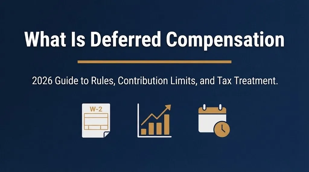 What Is Deferred Compensation? 2026 Rules & Limits