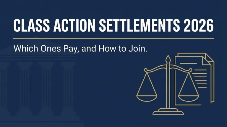 Class Action Settlements 2026: Which Ones Are Real, Which Pay, and How to Join