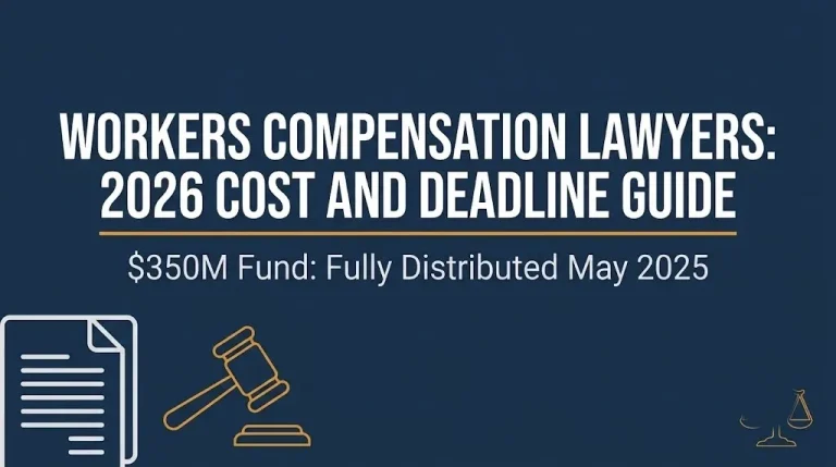 Workers Compensation Lawyers in 2026: Cost, Deadlines, and How to Find One Near You