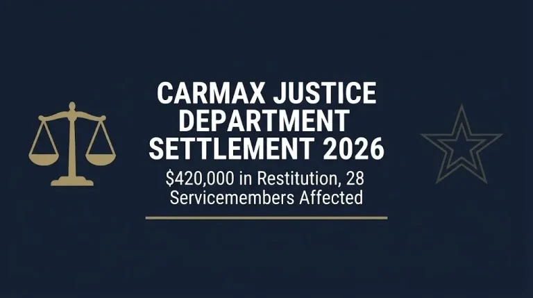 CarMax Justice Department Settlement 2026: What Servicemembers Need to Know
