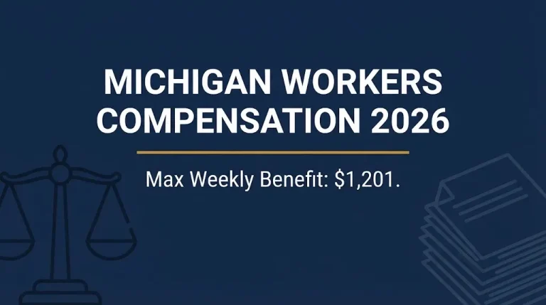 Checklist showing which Michigan employers must carry workers compensation insurance in 2026.