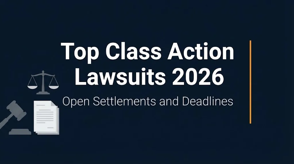 Class action claim filing checklist showing verification, deadline, receipts, and eligibility steps.