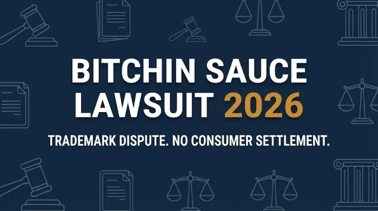 Bitchin Sauce lawsuit 2026 status showing trademark dispute and no consumer settlement.