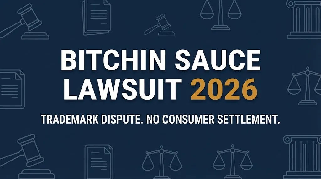 Bitchin Sauce lawsuit 2026 status showing trademark dispute and no consumer settlement.