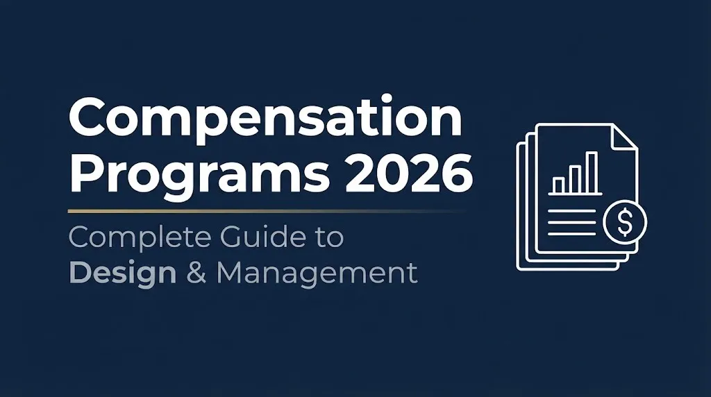 Compensation programs 2026 complete guide to design and management banner.