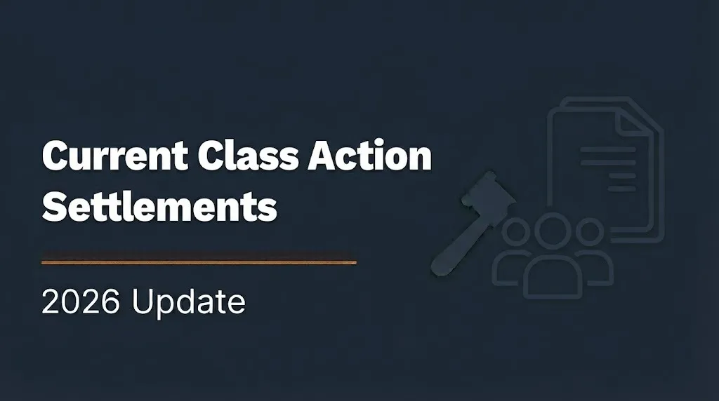 Current Class Action Settlements 2026: Find & File