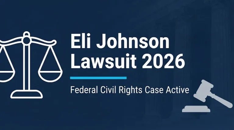 Eli Johnson lawsuit 2026 hero banner showing federal civil rights case status