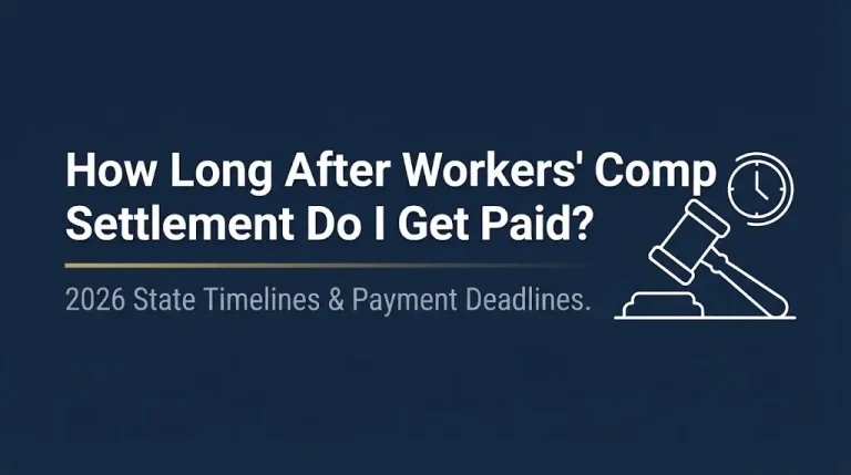 How long after workers' comp settlement do I get paid 2026 state timelines banner.
