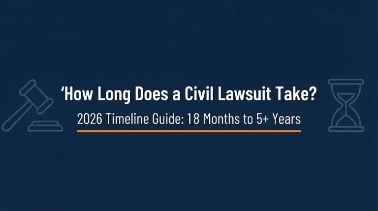 How long does a civil lawsuit take 2026 timeline guide