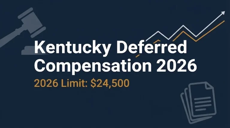 Kentucky deferred compensation 2026 banner showing the $24,500 contribution limit.