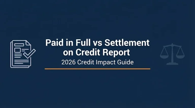 Paid in full vs settlement on credit report 2026 comparison guide