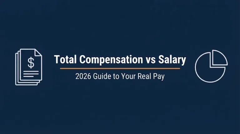 Total compensation vs salary 2026 comparison guide explaining real pay value