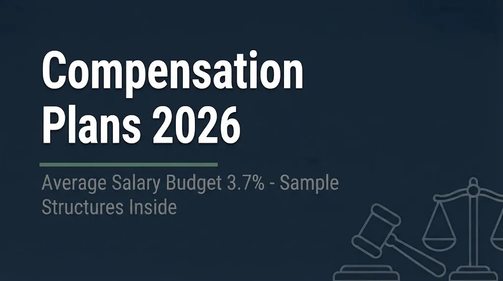 Compensation plans 2026 banner showing average salary budget and sample plan structures.