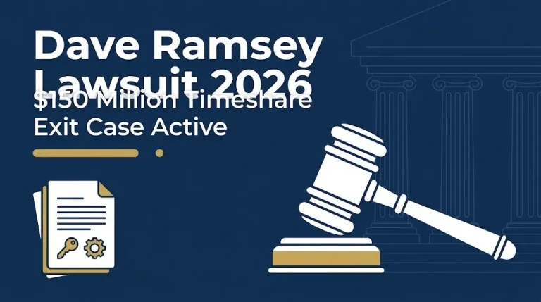 Dave Ramsey lawsuit 2026 $150 million timeshare exit case active in federal court.