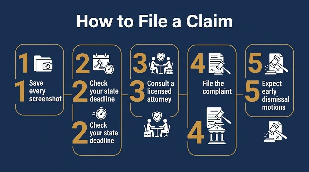 Five steps to file a defamation lawsuit, from saving evidence to expecting early dismissal motions