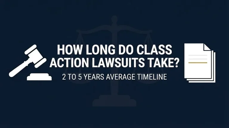 How long do class action lawsuits take 2026 timeline and payout guide banner