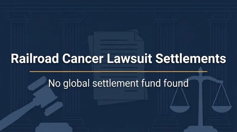 Railroad Cancer Lawsuit Settlements 2026 Verdicts, Deadlines and FELA Claims