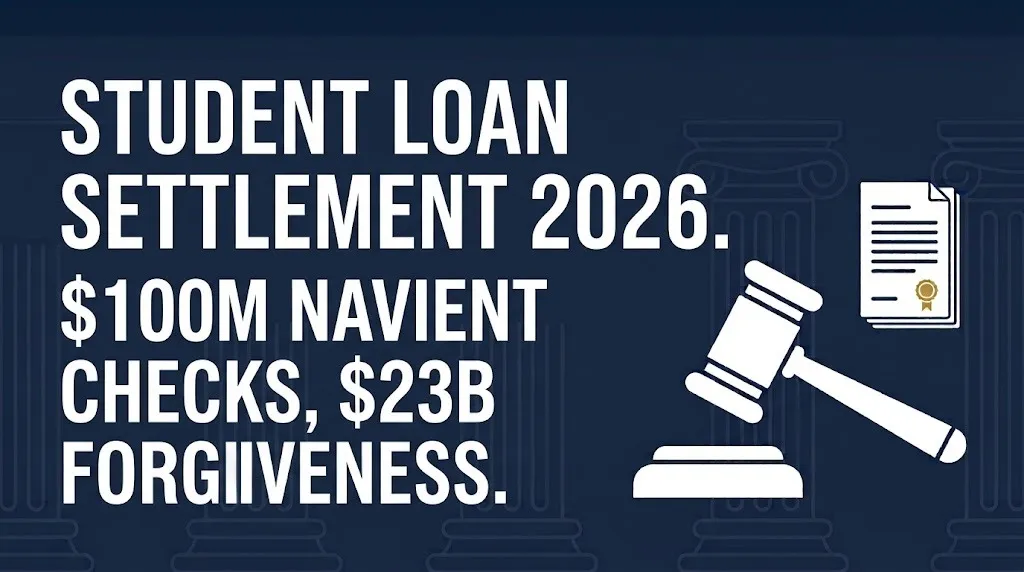 Student loan settlement 2026 Navient checks and $23 billion Sweet settlement.